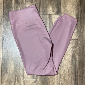 Athleta High Waisted Leggings LT Large Tall Dusty Mauve Pink
